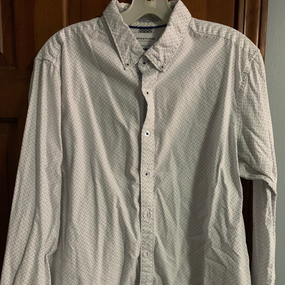 Denim & Flower (Ricky Singh) Button Shirt (Large)